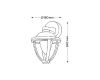 Уличный настенный светильник Italline IT3027