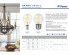 Лампа светодиодная филаментная Feron E27 9W 4000K Шар Прозрачная LB-509 38004