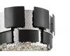 Подвесная люстра Lumina Deco Kruvia LDP 7045-400 BK+CHR