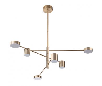 Люстра на штанге Arte Lamp Stanley A2476PL-40PB