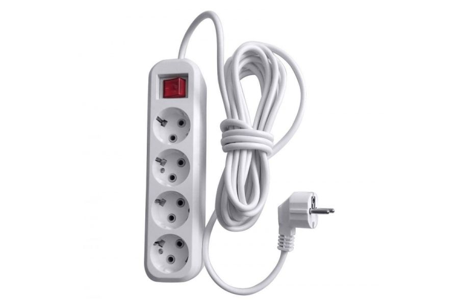 Удлинитель Stekker Home 4гн х 2м с/з HM03-41-02 39523