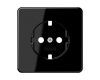 Розетка штепсельная Schuko Jung CD1520BFPLSW