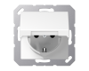 Розетка штепсельная Schuko Jung A1520NKLWW