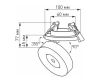 Встраиваемый светильник Arlight LGD-MONA-BUILT-R100-12W Warm3000 025450