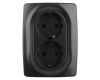 Розетка 2x2P+E Schuko со шторками Эра 12-2108-05 Б0036446