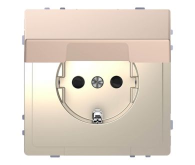 Розетка Schneider Electric Merten D-Life 16A с/з и крышкой MTN2310-6051