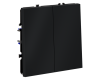 Выключатель с самовозвратом двухклавишный Voltum S70 VLS020607 (графит)
