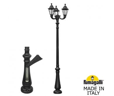Садово-парковый светильник Fumagalli NEBO OFIR/RUT 3L E26.202.R30.AYE27