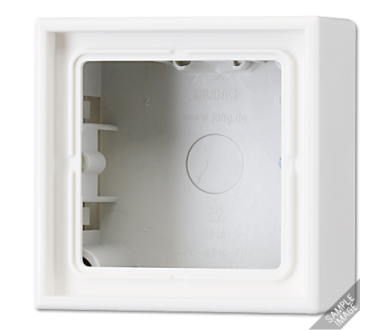 Коробка одноместная Jung LS581ASW