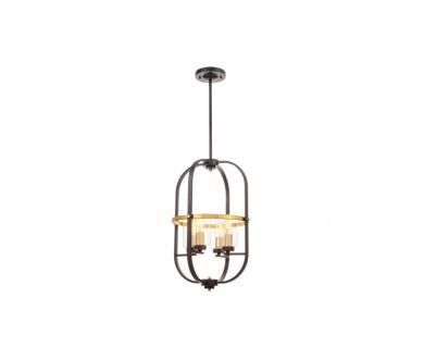 Купить Подвесная люстра Lumina Deco Monterey LDP 1141-4 BK+MD Подвесная люстра Lumina Deco Monterey LDP 1141-4 BK+MD