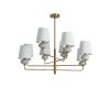 Люстра на штанге Freya Ceramics FR2029PL-08BS