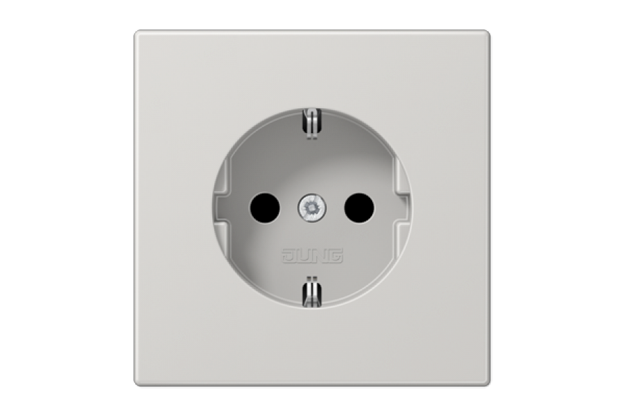Розетка штепсельная Schuko Jung LS1520NLG