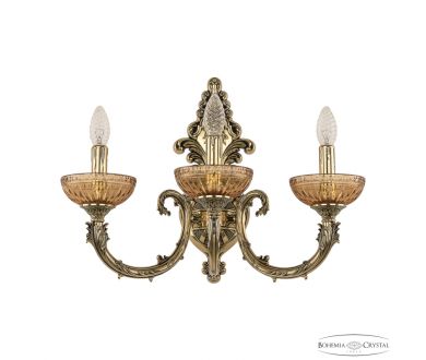 Бра Bohemia Ivele Crystal Florence 7109B15/3/210 GB P Amber/M-1G