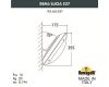 Уличный настенный светильник Fumagalli 1R3.602.000.AYE27