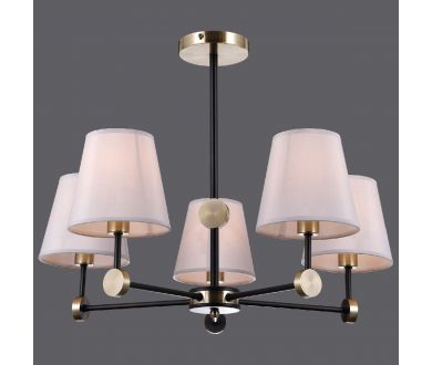 Люстра на штанге Illumico IL0394-5CSQ-24 BK AB CASTOR