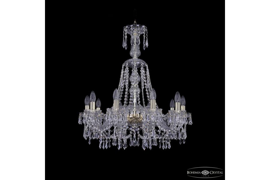 Подвесная люстра Bohemia Ivele Crystal 1403/10/240/XL-75 G