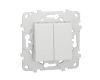 Переключатель двухклавишный перекрестный Schneider Electric Unica New NU521518