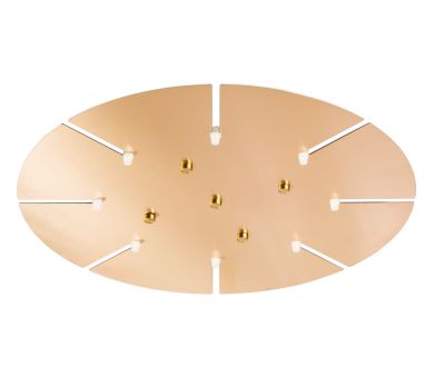Потолочная база Crystal Lux D600-8 BRASS