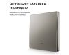 Выключатель кинетический 1кл., IP44, 2,4 ГГц, Smart, сер. Apeyron 04-78
