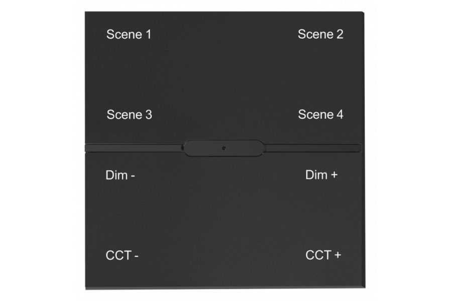 Смарт выключатель проводной iLedex Vision INN SP 48V-4-BK