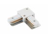 Коннектор L-образный Denkirs DK Track White TR1102-WH