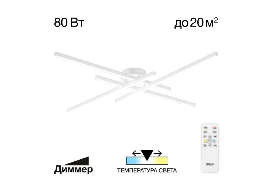 Потолочная люстра Citilux Стиг CL203140