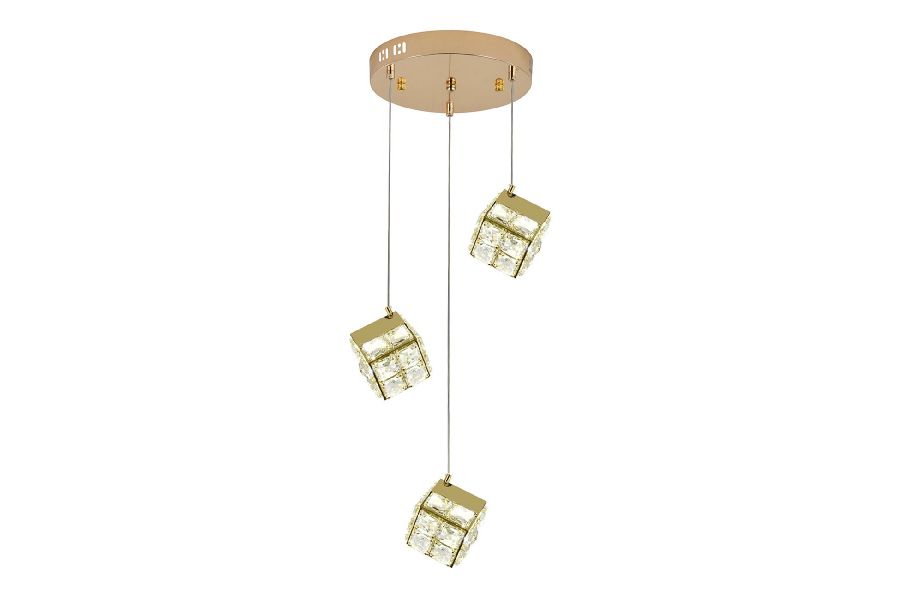 Подвесной светильник Indigo Radioso 12048/3P Gold V000134L