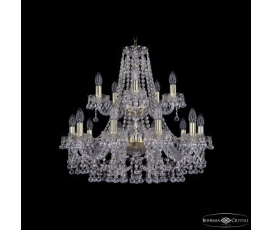 Подвесная люстра Bohemia Ivele Crystal 1409/10+5/240/2d G