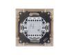 Выключатель двухклавишный на 2 направления Лама TDM Electric SQ1815-0307