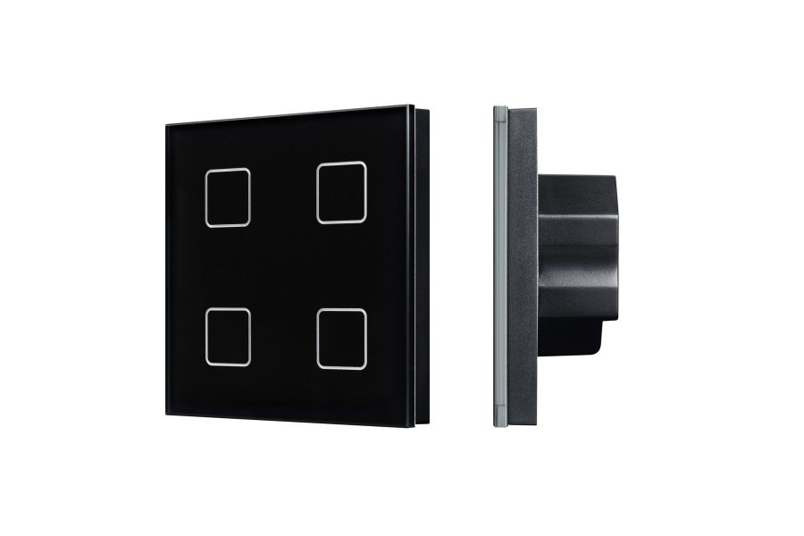 Сенсорная панель Arlight DALI-301-11-IN Black (BUS/24V, Backlight) (IARL, IP20 Пластик) 046573