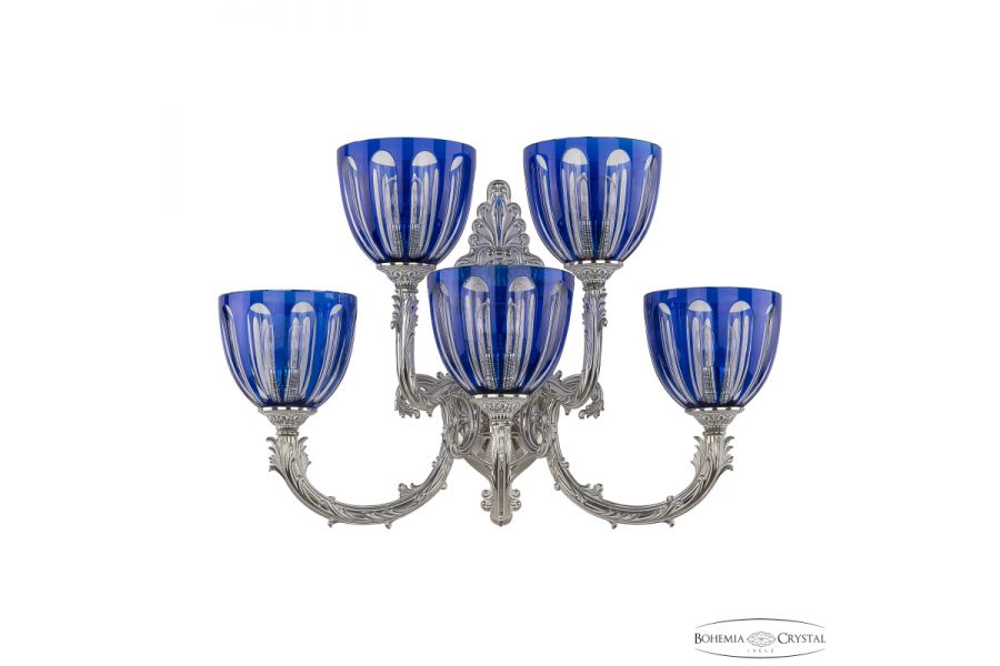 Бра Bohemia Ivele Crystal Florence 7109B15/3+2/210 NW P1 U Clear-Blue/H-1H