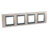 Рамка 4-постовая Schneider Electric Unica Top MGU66.008.296