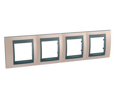 Рамка 4-постовая Schneider Electric Unica Top MGU66.008.296