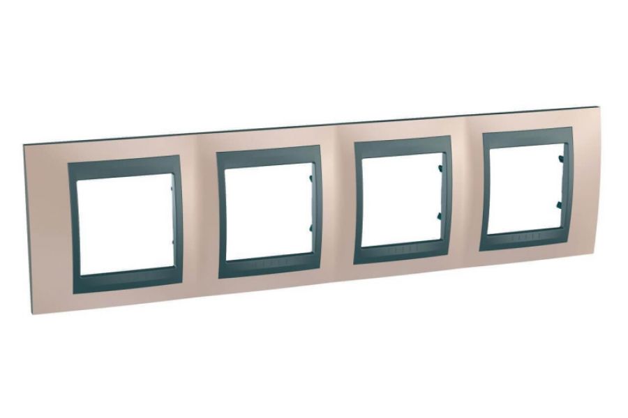 Рамка 4-постовая Schneider Electric Unica Top MGU66.008.296