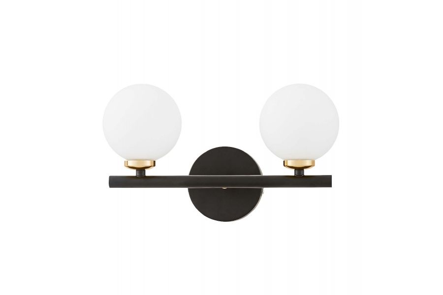 Бра Lumina Deco Marsiada LDW 6033-2 BK+F.GD
