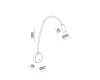Гибкое бра Italline DE-316 white