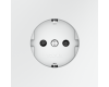 Розетка со шторками Voltum S70 VLS040202 (белый матовый)
