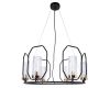 Подвесная люстра Arte Lamp Celaeno A7004SP-6BK