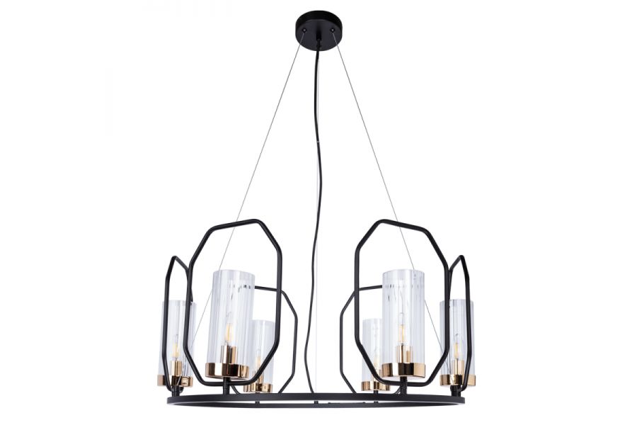 Подвесная люстра Arte Lamp Celaeno A7004SP-6BK