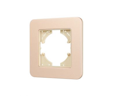 Рамка алюминиевая на 1 пост Arlight FRM-AKIRY-SFAL-1-GD 049686