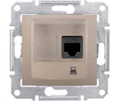 Розетка компьютерная RJ45 Schneider Electric Sedna UTP SDN4700168