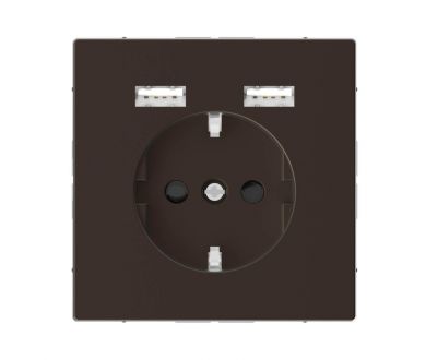 Розетка компьютерная USBx2 Schneider Electric Merten D-Life MTN2366-6052