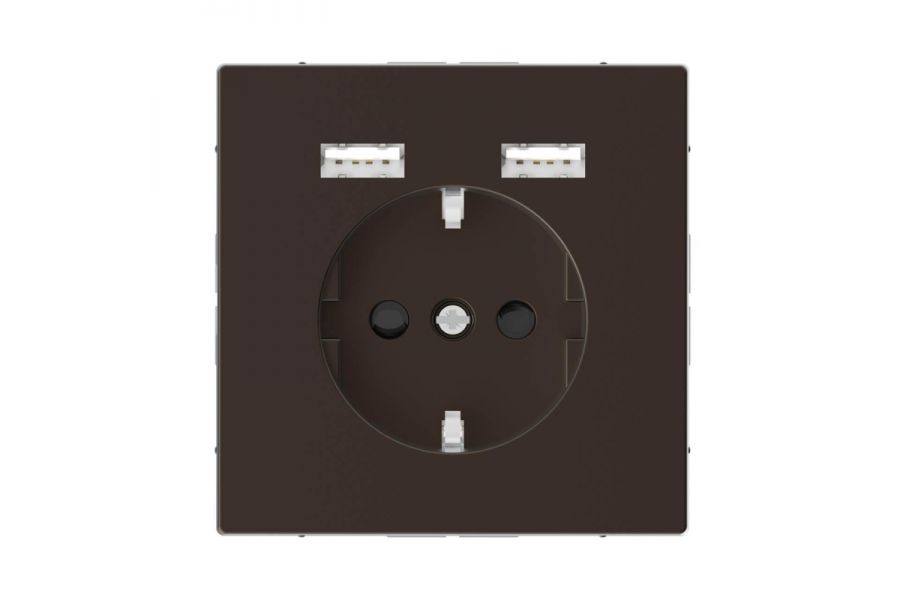 Розетка компьютерная USBx2 Schneider Electric Merten D-Life MTN2366-6052