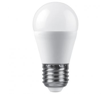 Лампа светодиодная Saffit SBG4520 шар матовый E27 20W 230V 6400K 55278