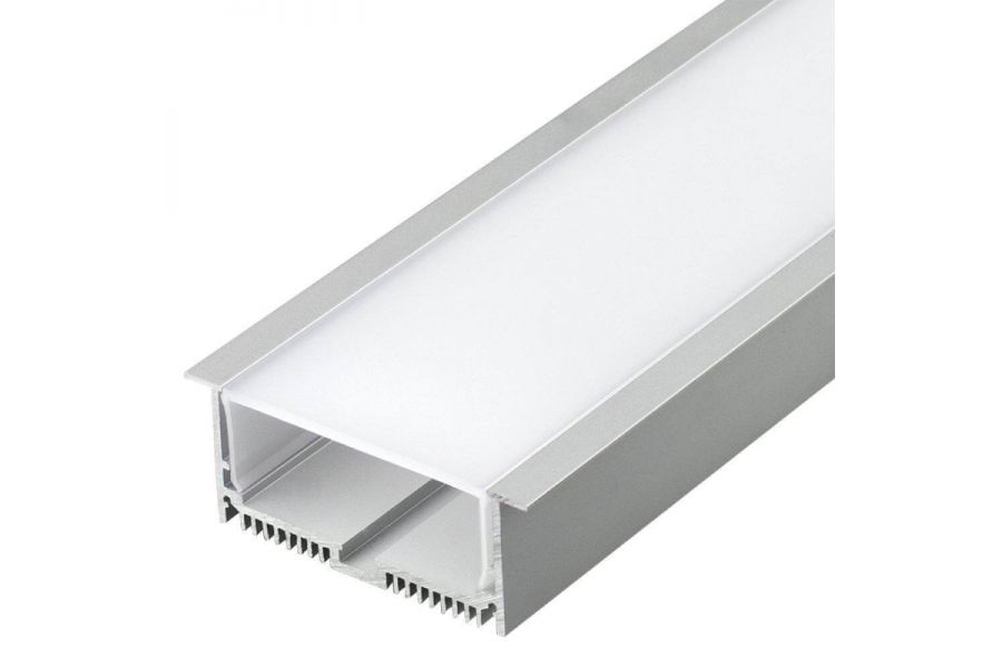 Профиль с экраном Arlight SL-LINIA88-F-2500 ANOD+OPAL 020471