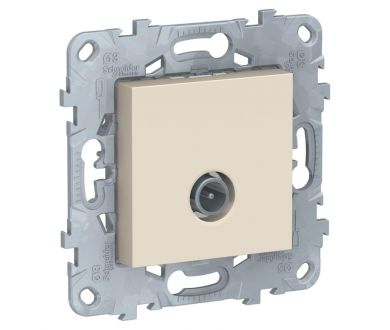Розетка TV проходная Schneider Electric Unica New NU546344