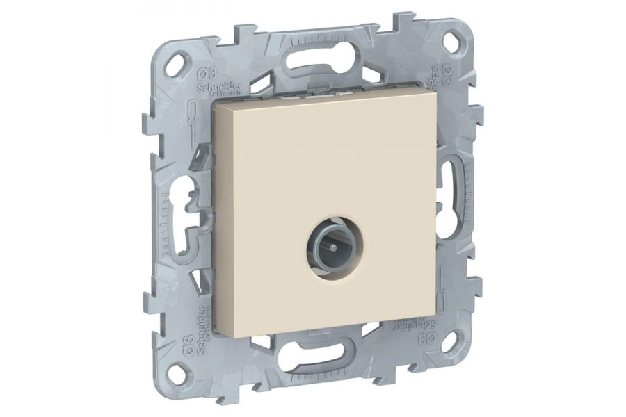 Розетка TV проходная Schneider Electric Unica New NU546344
