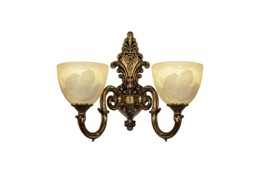 Бра Bohemia Ivele Crystal Verona 7203B14/2/175 GB P1 U Angel