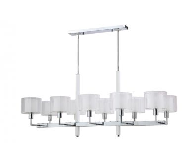 Люстра на штанге Crystal Lux MAESTRO SP-PL10 L1100 CHROME
