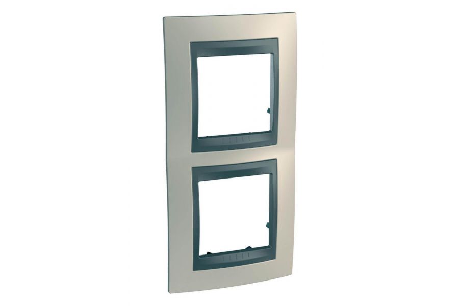 Рамка 2-постовая вертикальная Schneider Electric Unica Top MGU66.004V.295